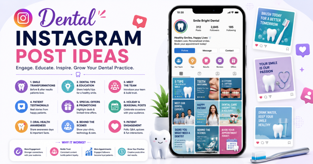 dental instagram post ideas


