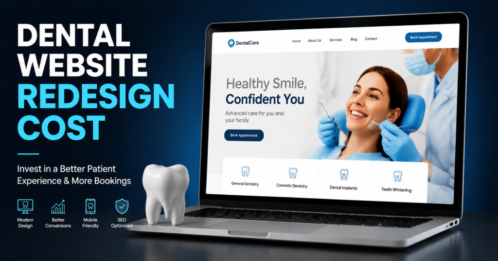 dental website redesign