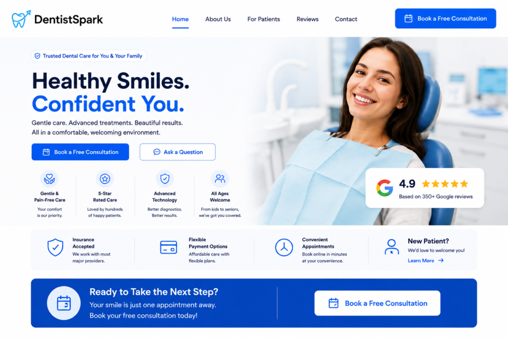 dental landing page