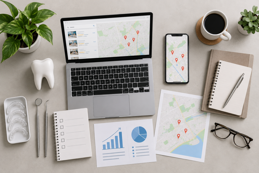 Tools needed for Dental Practices Rank in the Google Map Pack