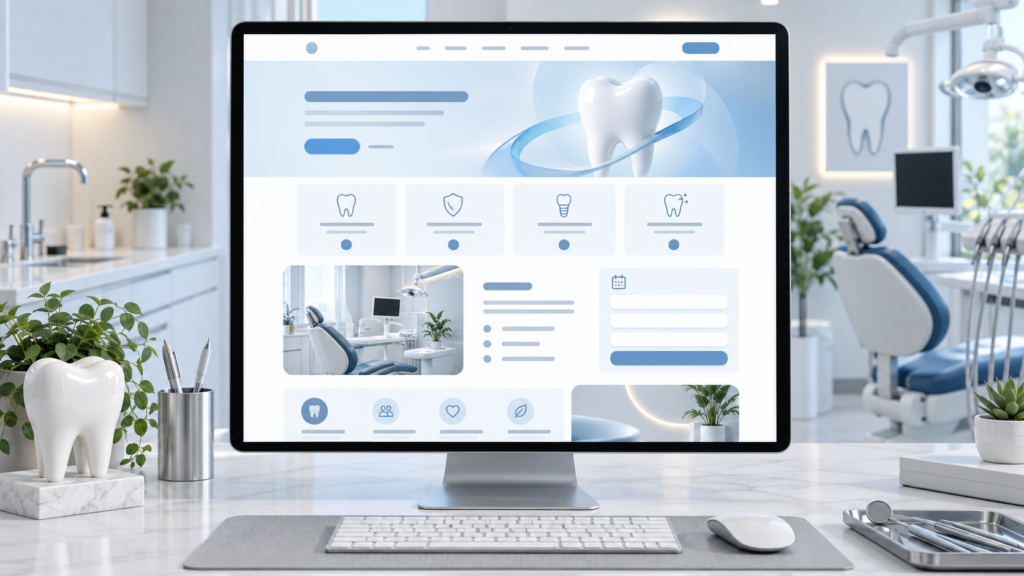 dental website page